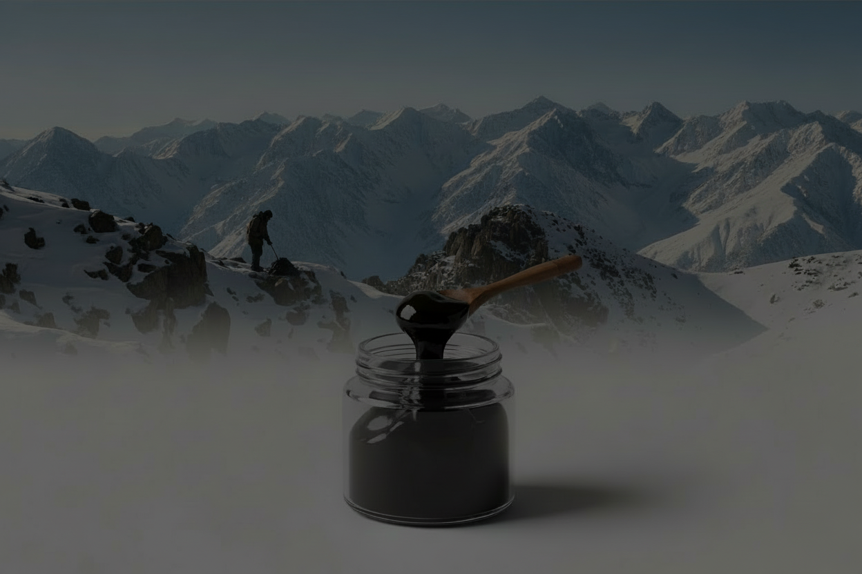 Verwijder de logo en de naam shilajit van het potje, en ook de kleurcode onderaan de image