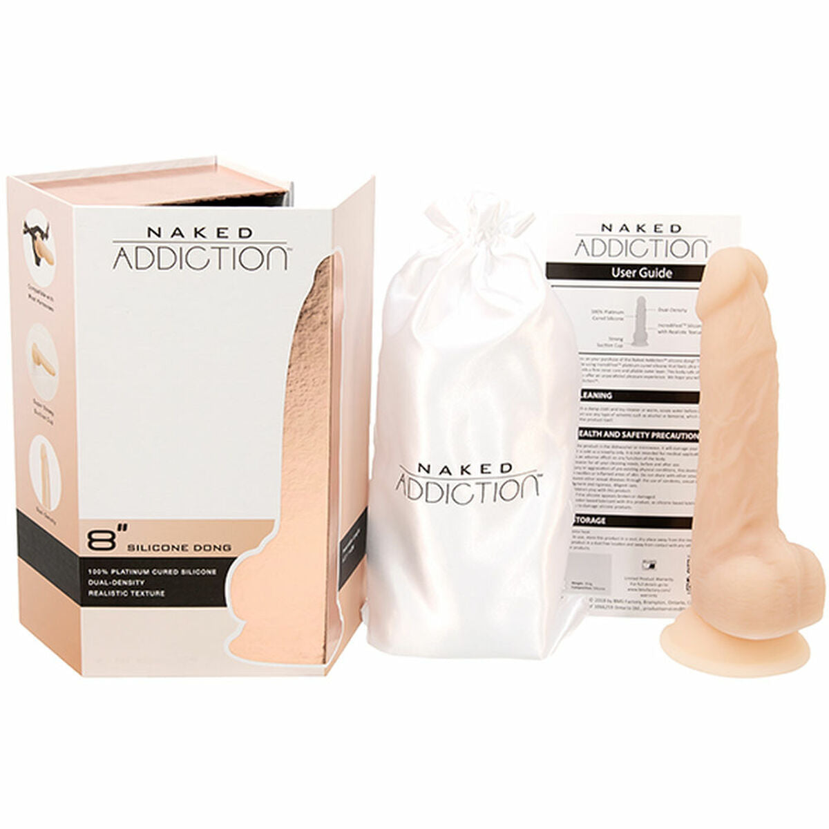 Realistische Dildo Addiction Dual Density 8 Inch Siliconen