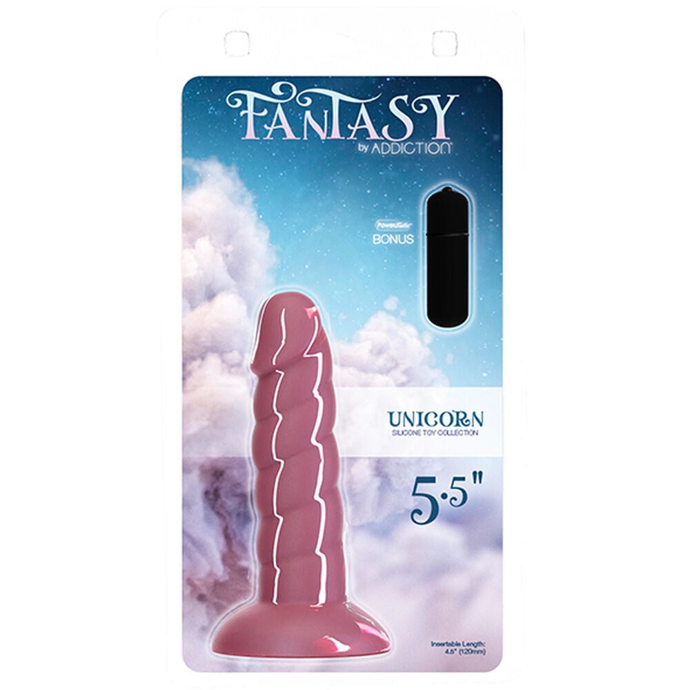 Zwarte Dildo Addiction Unicorn 14 cm