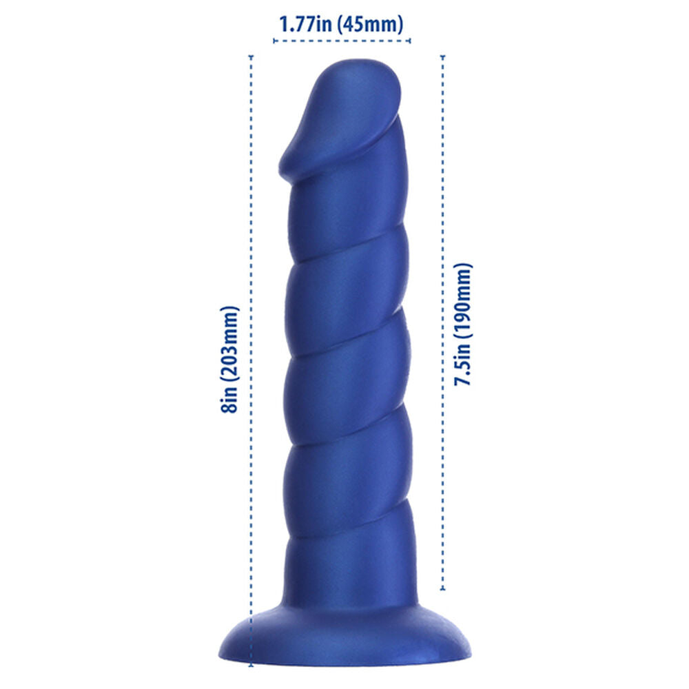 Zwarte Dildo Addiction Unicorn 20 cm