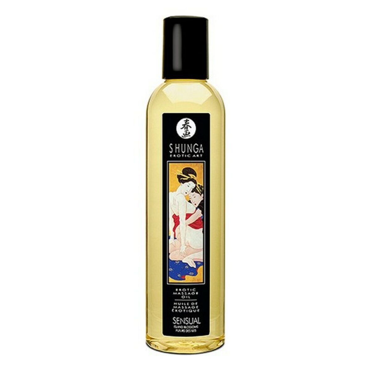 Huile de massage érotique Island Blossoms Shunga (250 ml)