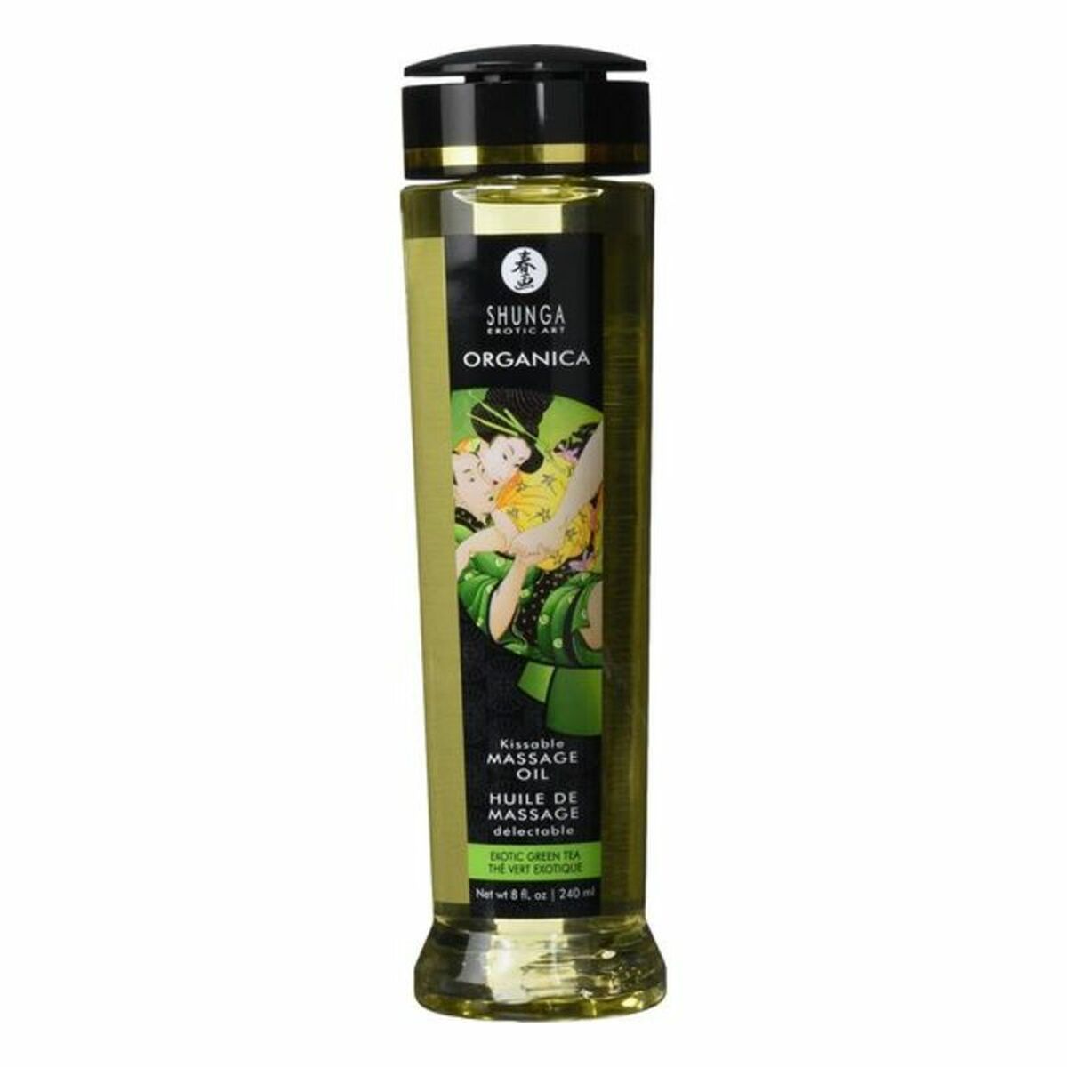 Massage Olie Organisch Erotisch Groene Thee Shunga Exotic (240 ml)