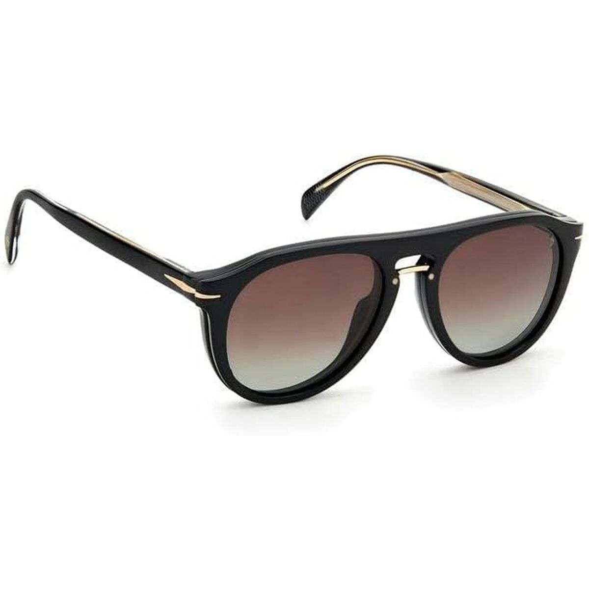 Lunettes de soleil Homme Eyewear by David Beckham 7032/G/CS Polarisées Noir Doré Ø 52 mm