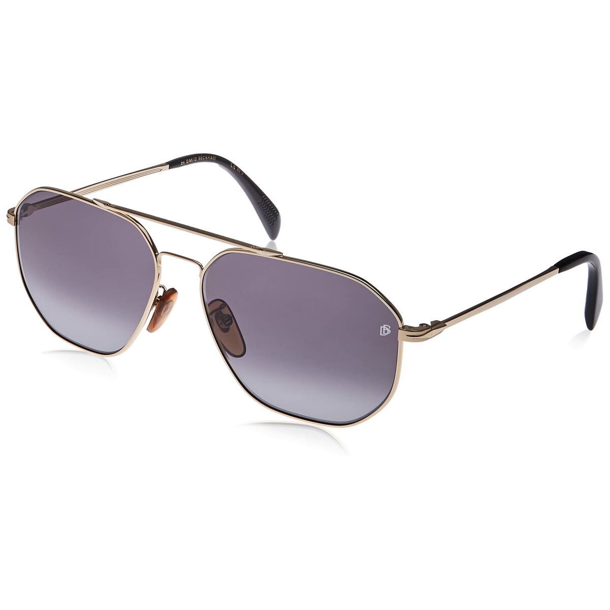 Zonnebril Heren Eyewear by David Beckham 1041/S  Zwart Gouden ø 60 mm