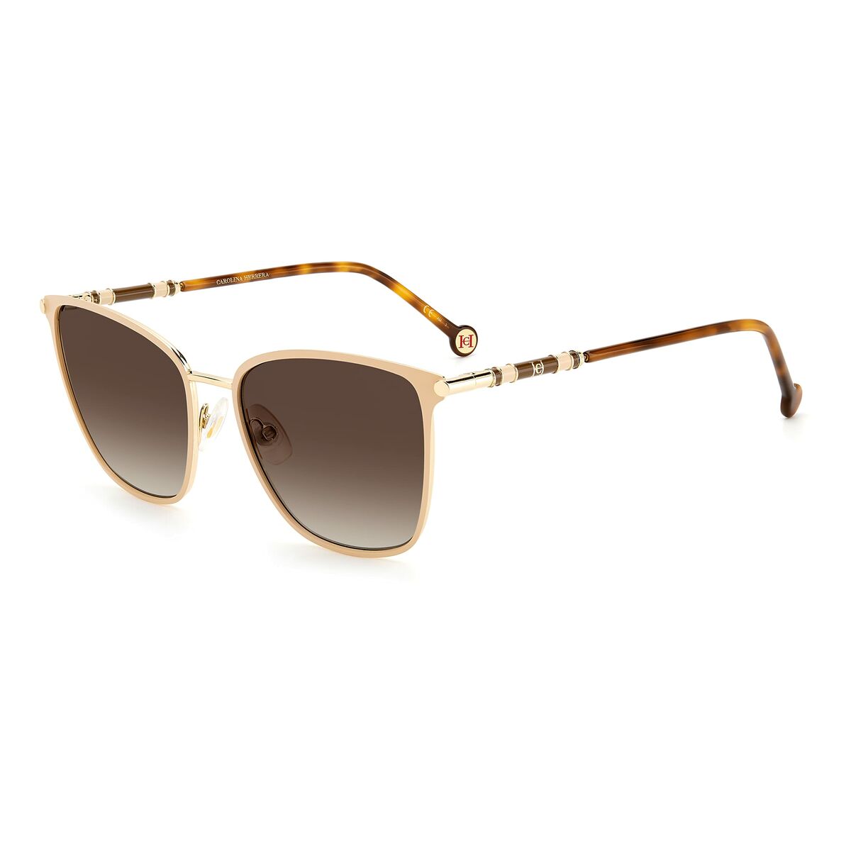 Lunettes de soleil Femme Carolina Herrera CH 0030/S ø 56 mm Doré Habana