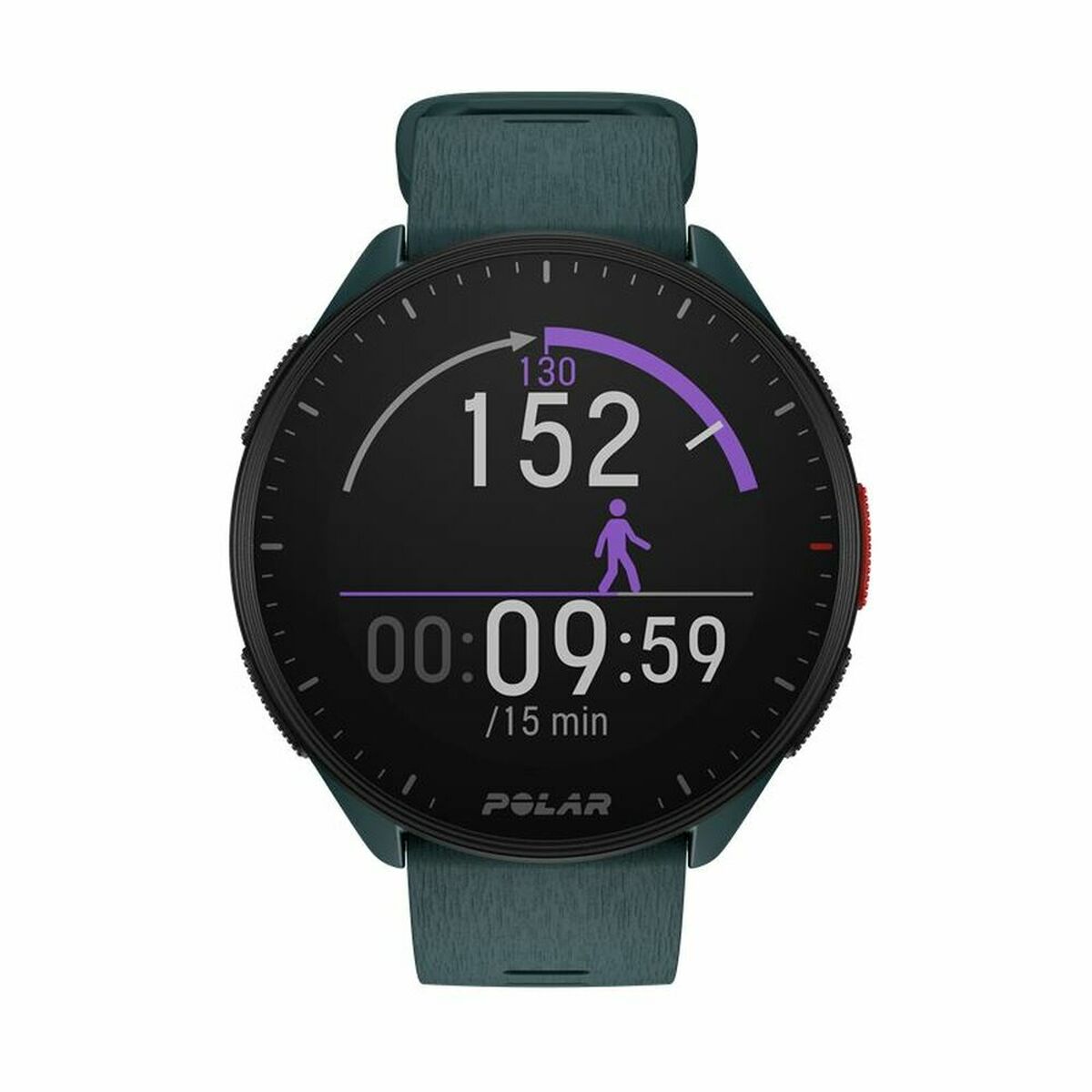 Smartwatch avec Podomètre Running Polar Pacer 45 mm Vert