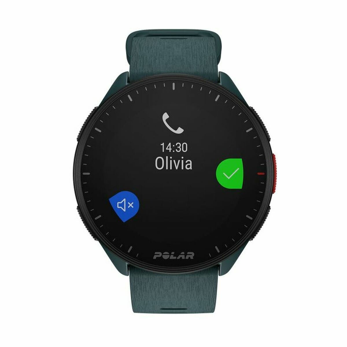 Smartwatch avec Podomètre Running Polar Pacer 45 mm Vert