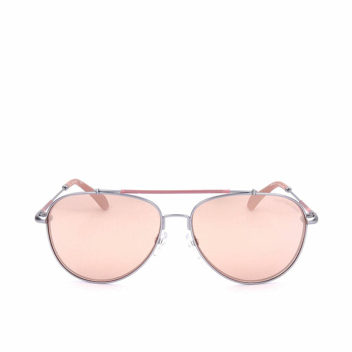 Lunettes de soleil Unisexe Calvin Klein CKJ164S  Rose Argenté ø 58 mm