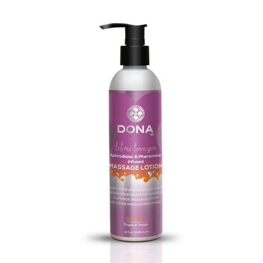 Lotion de massage Tropical Tease 250 ml Dona 5284