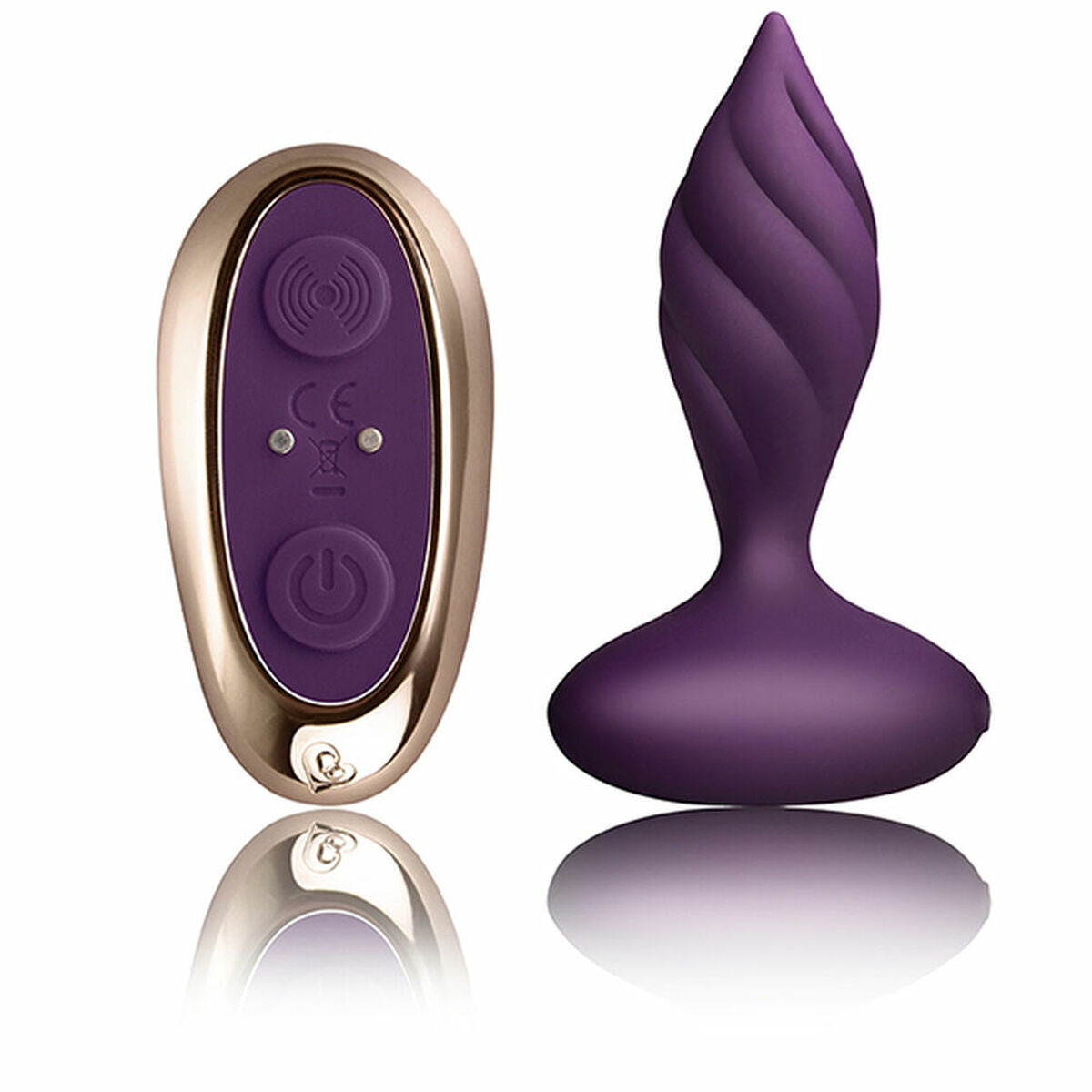 Plug Vibrant Anal Rocks-Off Petite Sensations Desire Purple (10,3 cm)