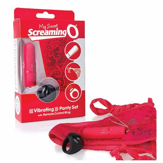 Afstandbestuurbare Panty Viibrator Rood The Screaming O SCPNTY-R-110