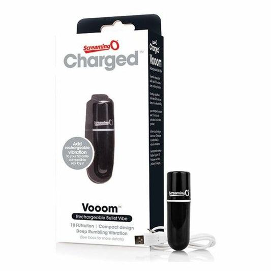 Vibro Voom Bullet chargé Noir The Screaming O 12419