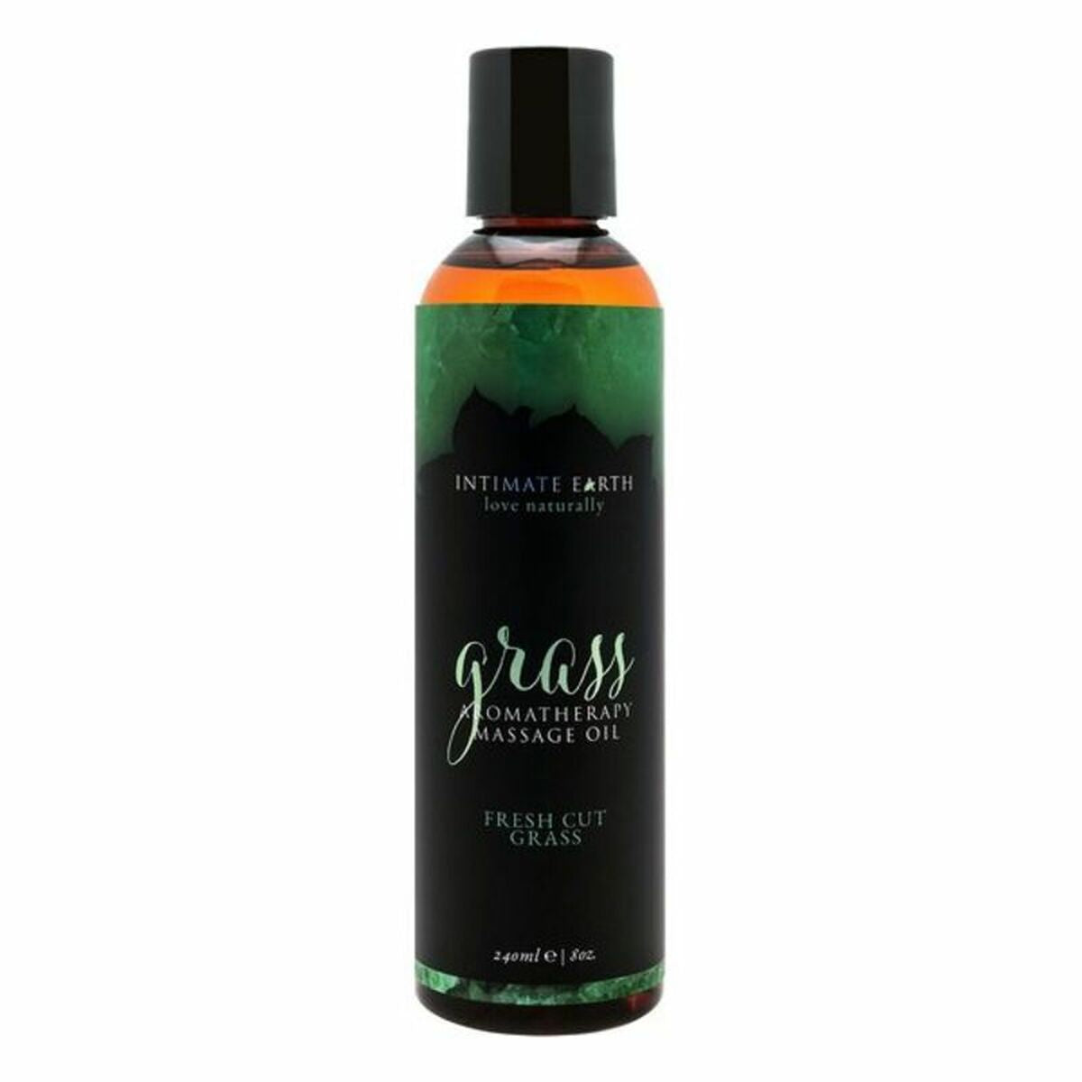 Huile de massage érotique Intimate Earth Grass 40 ml (240 ml)