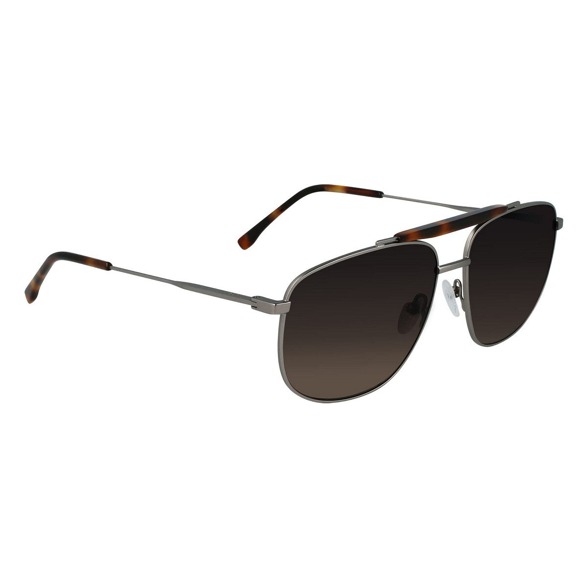 Lunettes de soleil Homme Lacoste S Noir Argenté