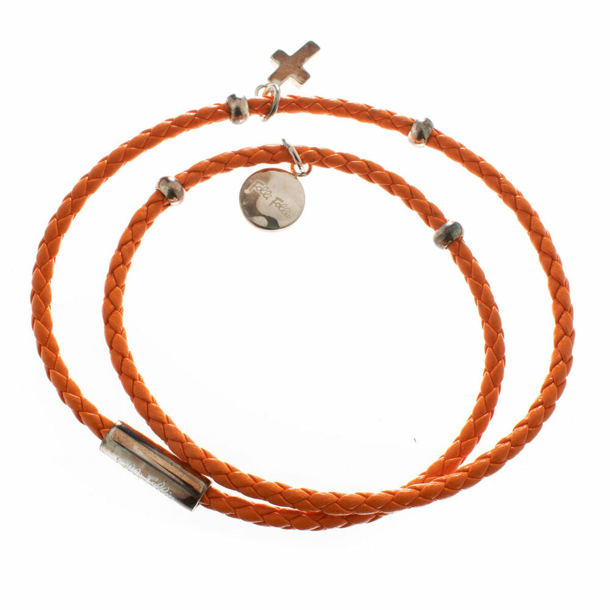 Armband Folli Follie 1B14F058O Oranje (17 cm)