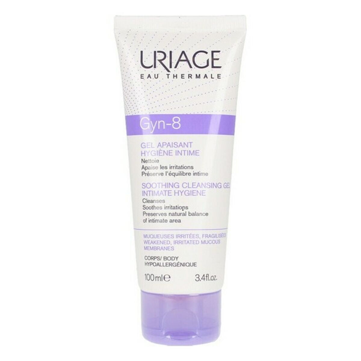 Gel Hygiène Intime Gyn-8 Soothing Cleanising Gel New Uriage (100 ml)