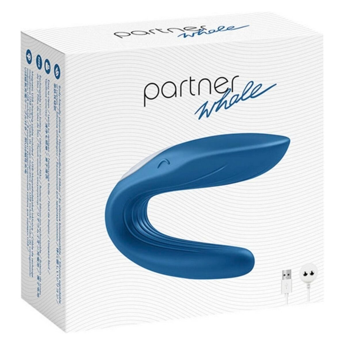 Masseur Couples Baleine Satisfyer Bleu