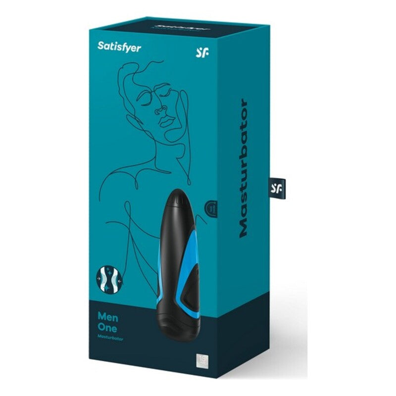 Masturbateur Men Satisfyer 00802756 Silicone 24,5 cm Noir/Bleu