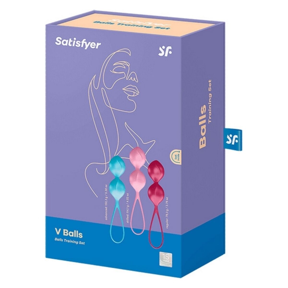 C03 Boules d'Orgasme Satisfyer V Balls (3 pcs)