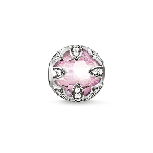 Perle de verre Femme Thomas Sabo K0108-640-9 Rose Argenté (1,1 cm)