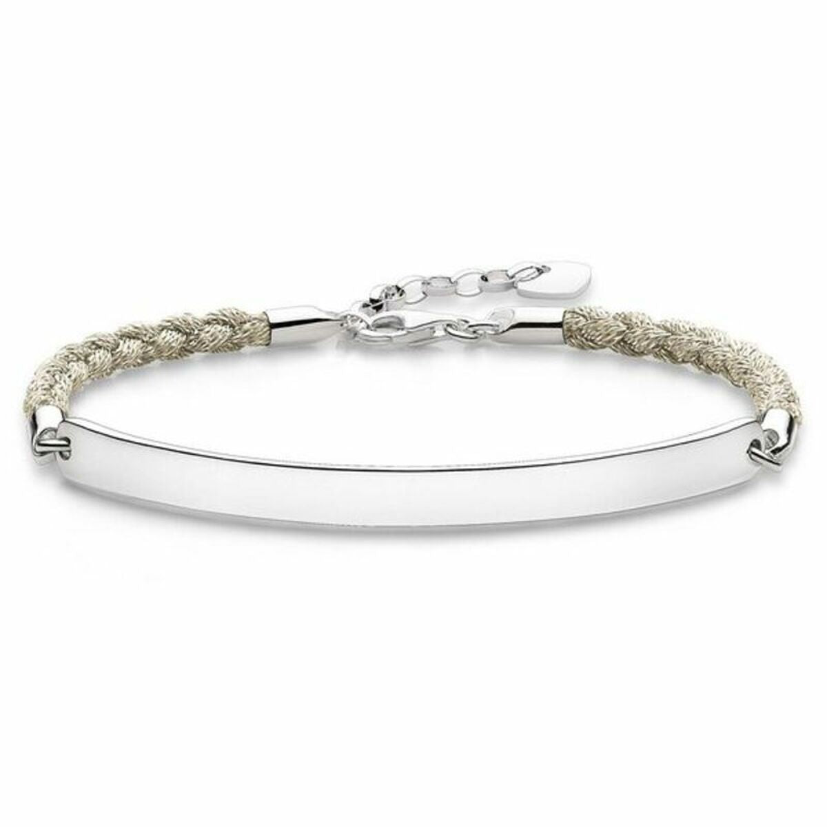 Armband Dames Thomas Sabo LBA0029-173-19 Zilverkleurig Wit 15-18 cm 19,5 cm