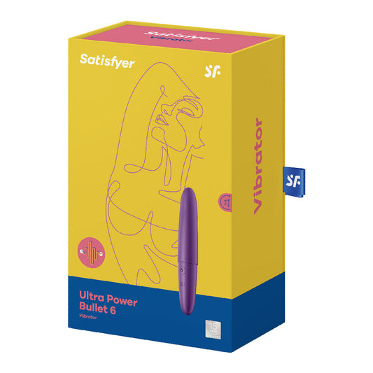 Kogel Vibrator Ultra Power Satisfyer 6 Paars