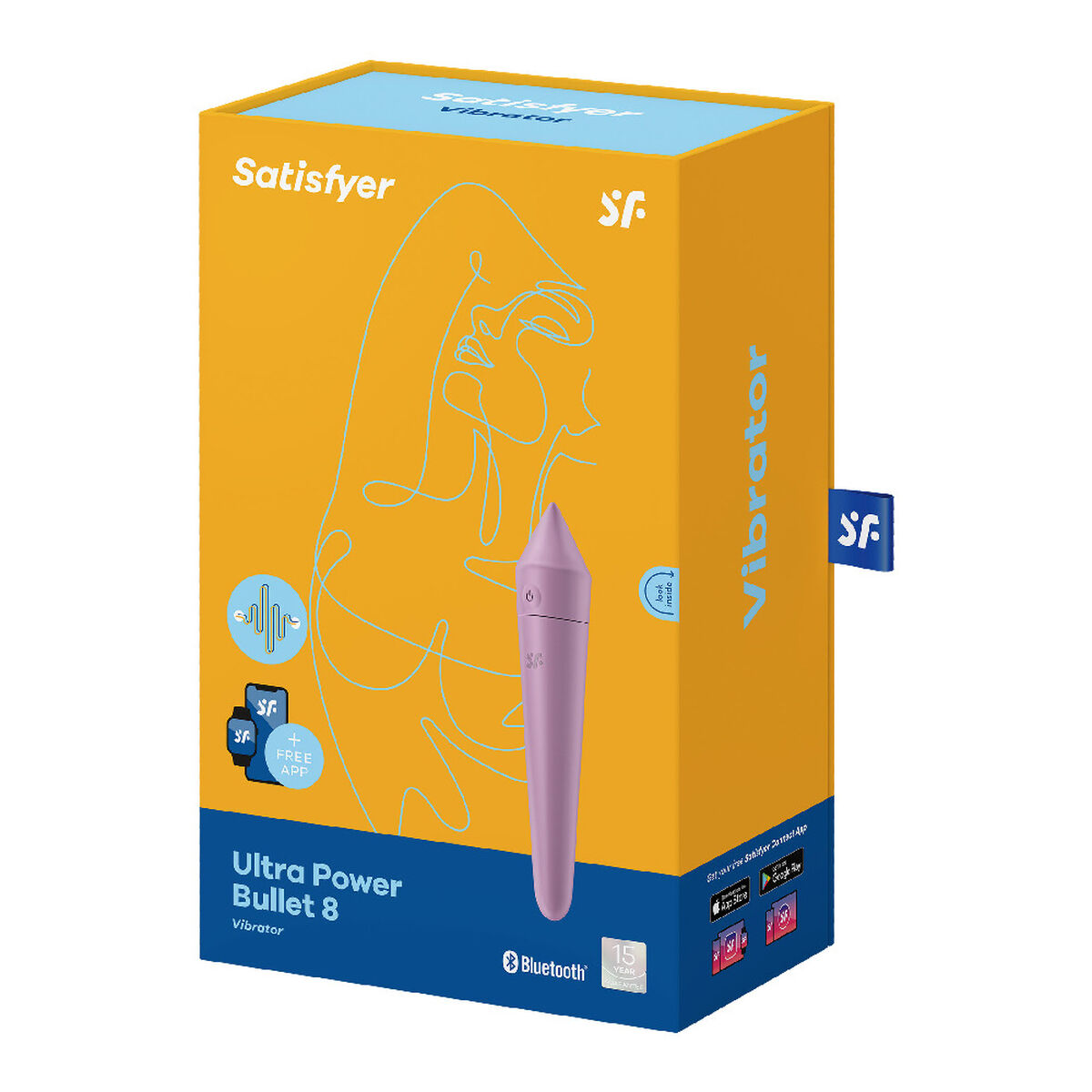 Kogel Vibrator Ultra Power Satisfyer 8 Lila