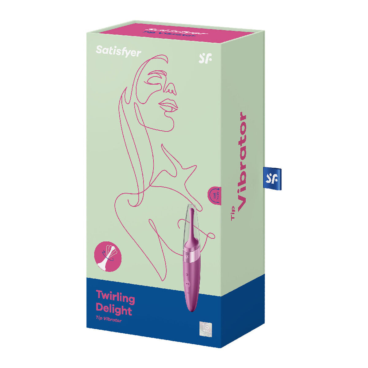 Vibrateur Clitoridien Courbe Satisfyer Cerise