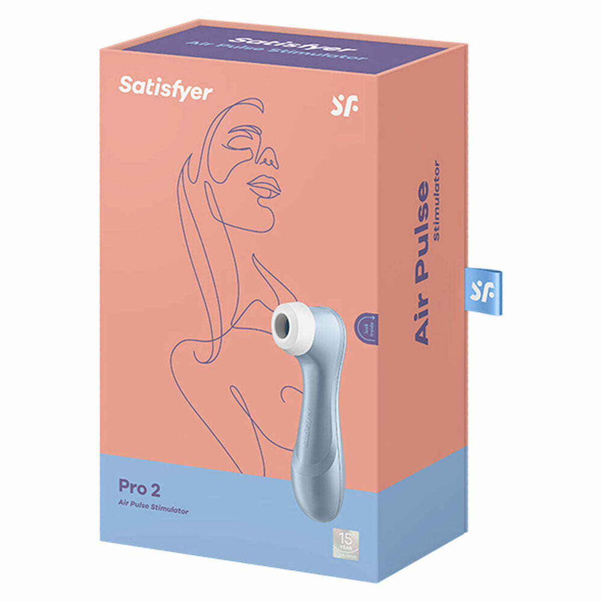 Aspirateur à clitoris Satisfyer Bleu