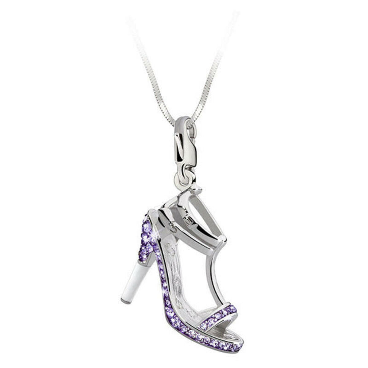 Pendentif Femme Glamour GS4-19 | Violet (4 cm)