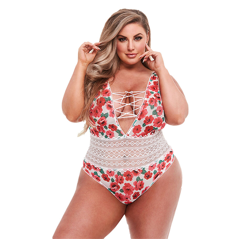 Gympak Baci Lingerie Floral & Lace Wit