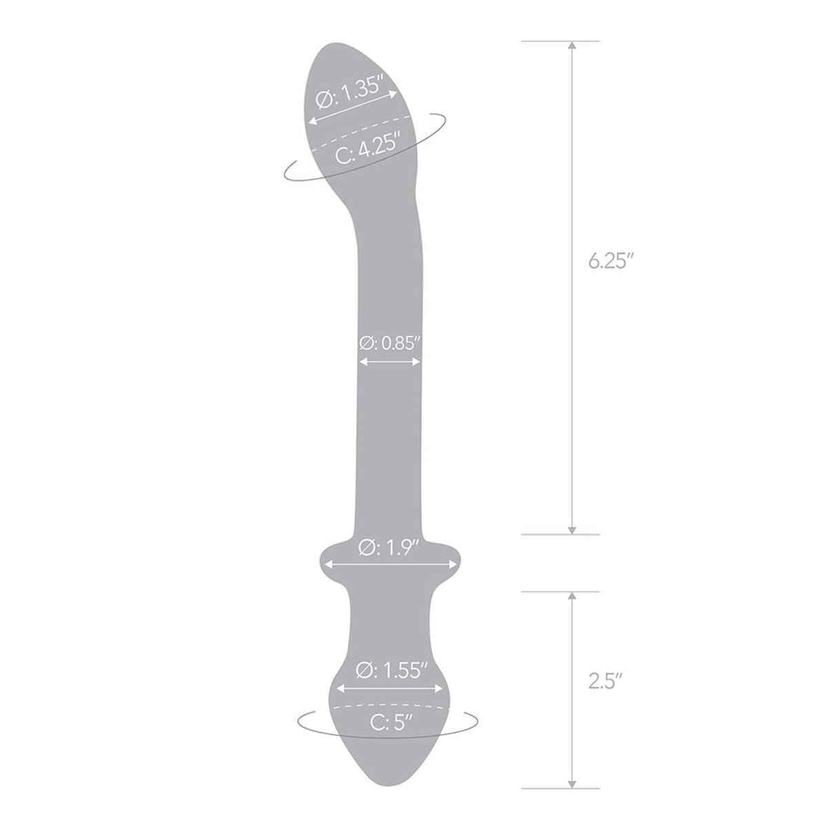 Dubbele Penetratie Streler Glas Dual-Ended