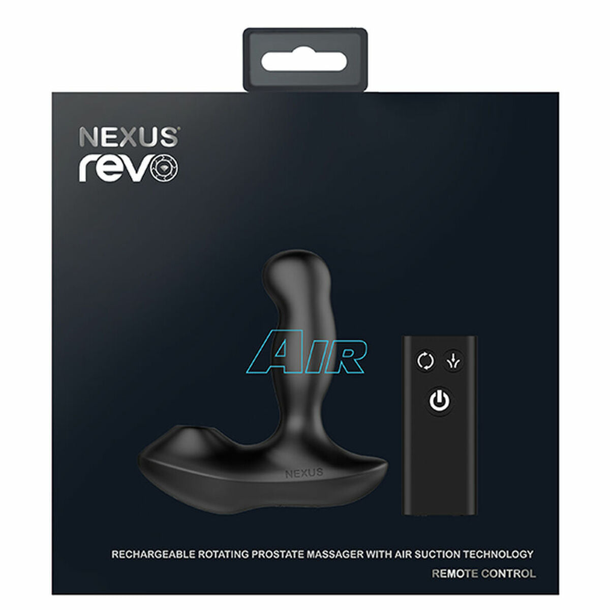 Anale Plug Nexus Revo Air Remote Control Rotating Prostate Massager with Suction