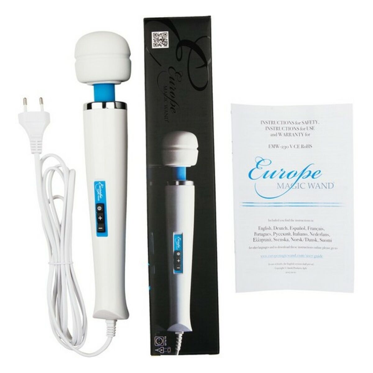 Massager Toverstaf Massager Europe Magic Wand Wit