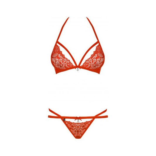 Ondergoed Set Obsessive 838-SET-3 Rood L/XL (2 pcs)