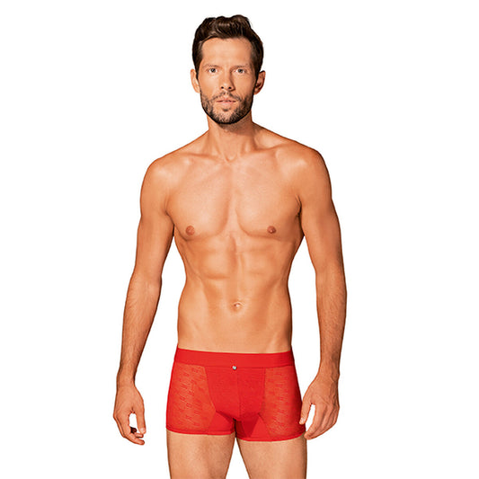 Heren Boxer Shorts Obsessive Obsessiver Rood