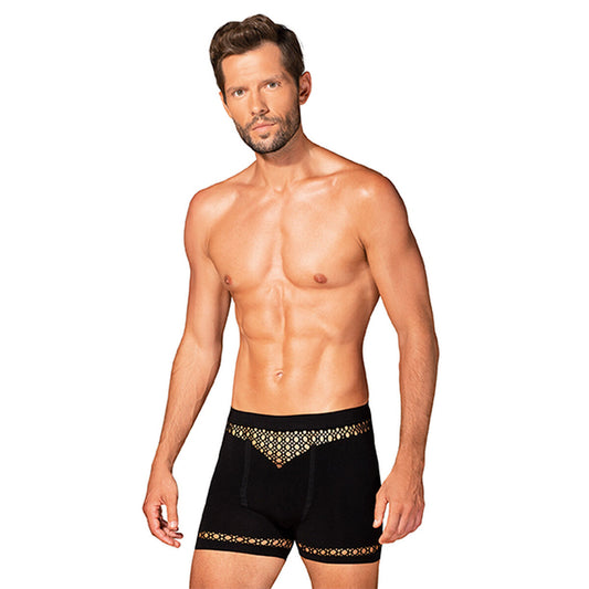 Heren Boxer Shorts Obsessive M102 Zwart