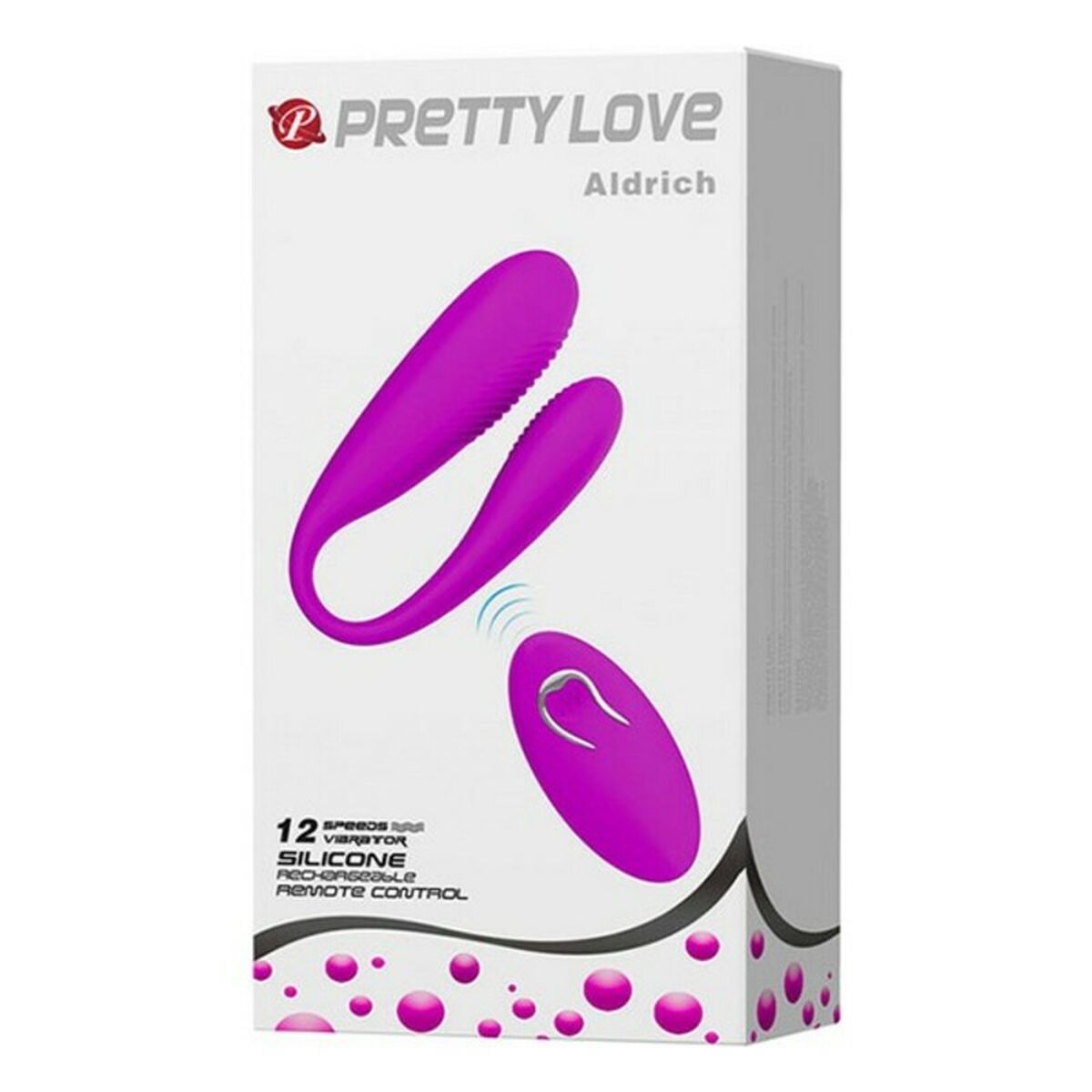 Vibration de Stimulation Double Pretty Love Aldrich Rose