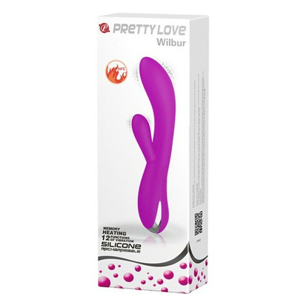 Dubbele Stimulatie Vibrator Pretty Love Wilbur Roze (11 cm)