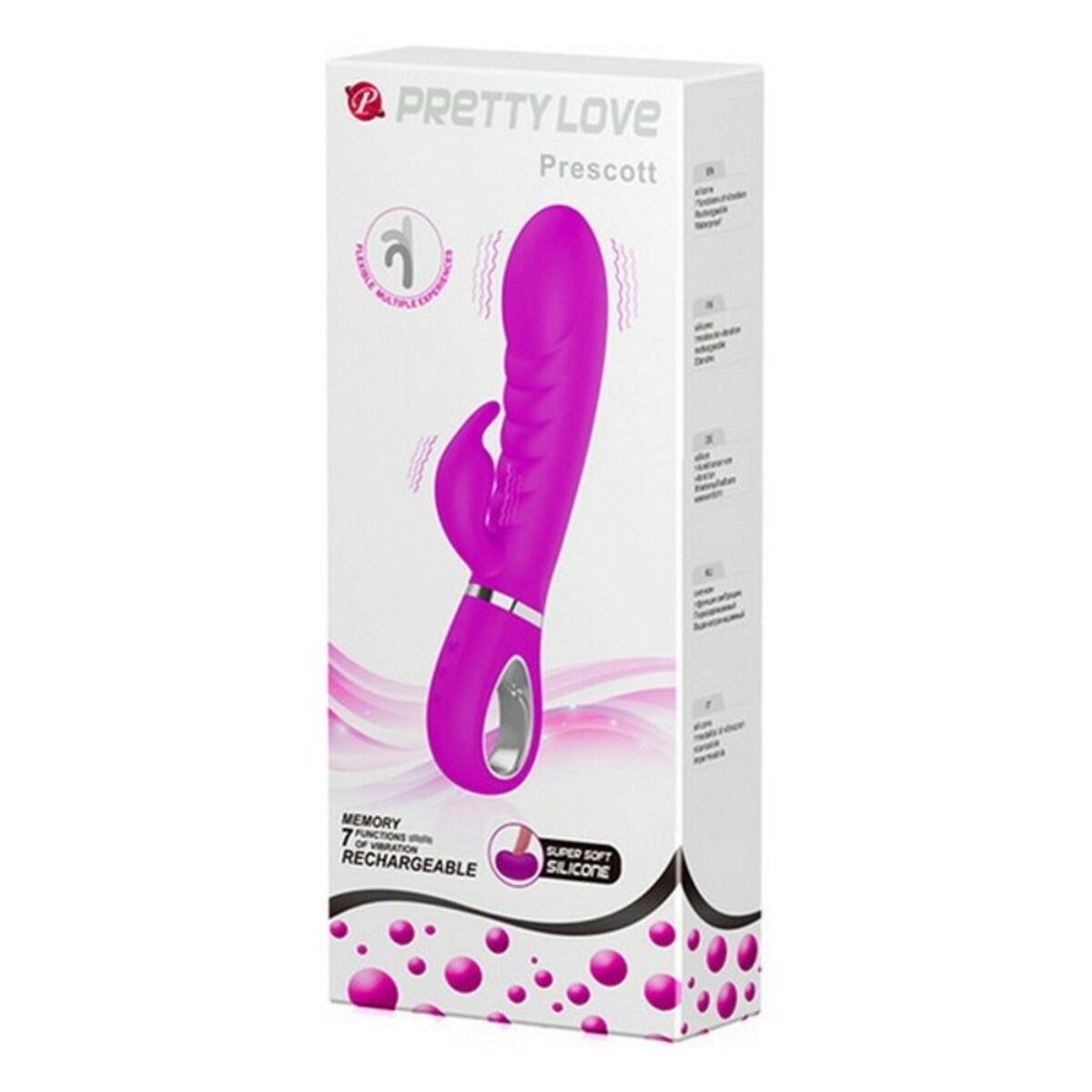 Dubbele Stimulatie Vibrator Pretty Love Prescott Lila (12 cm)