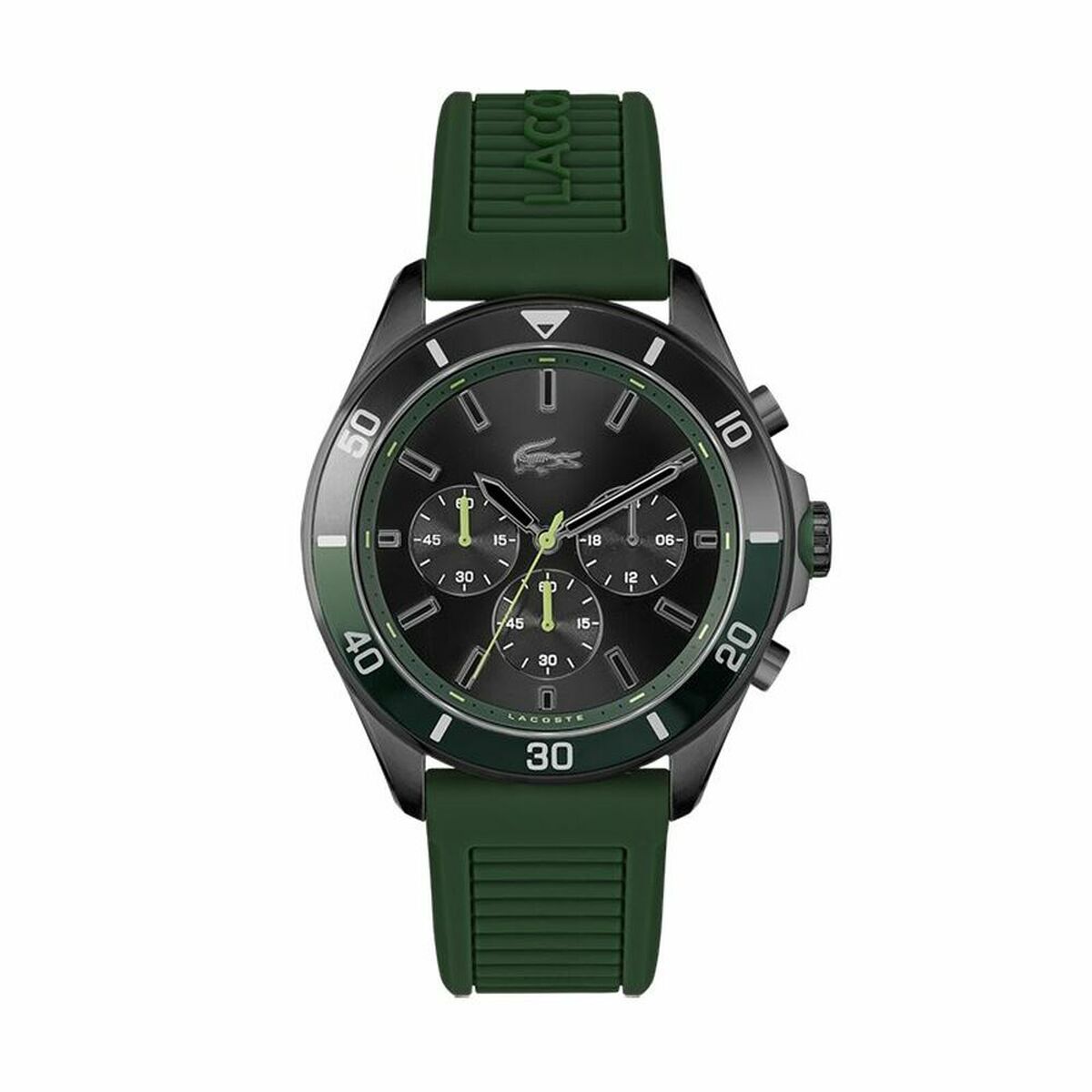 Horloge Uniseks Lacoste Tiebreaker Groen ø 44 mm