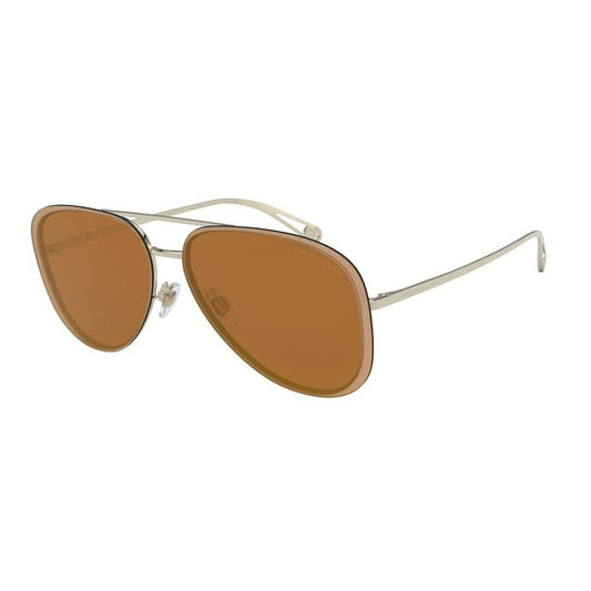 Zonnebril Heren Armani AR6084-30136H Gouden ø 60 mm