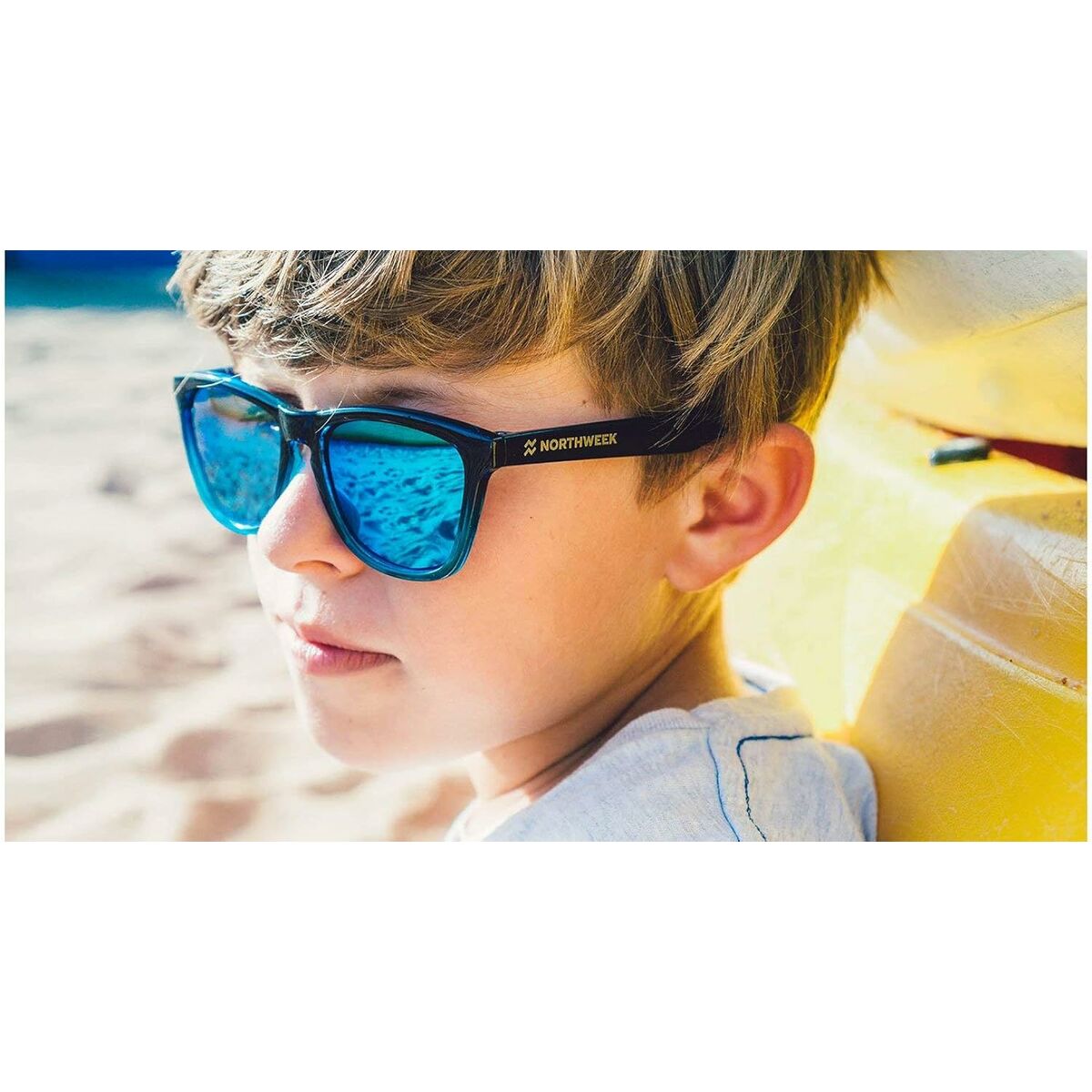 Lunettes de soleil enfant Northweek Kids Gradiant Bright Ø 45 mm Bleu