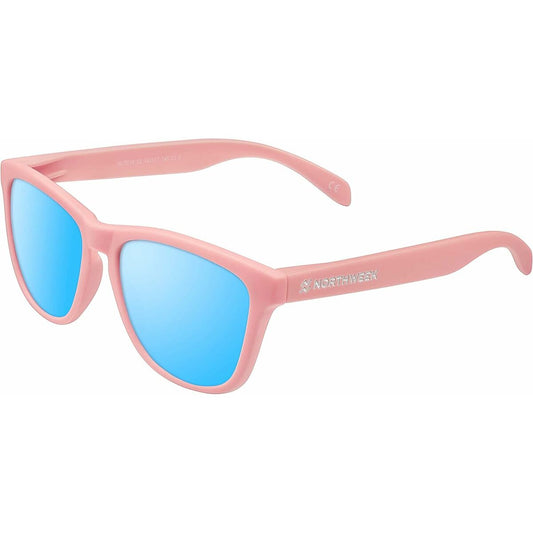 Zonnebril Uniseks Northweek Regular Matte Ø 47 mm Licht Blauw Roze