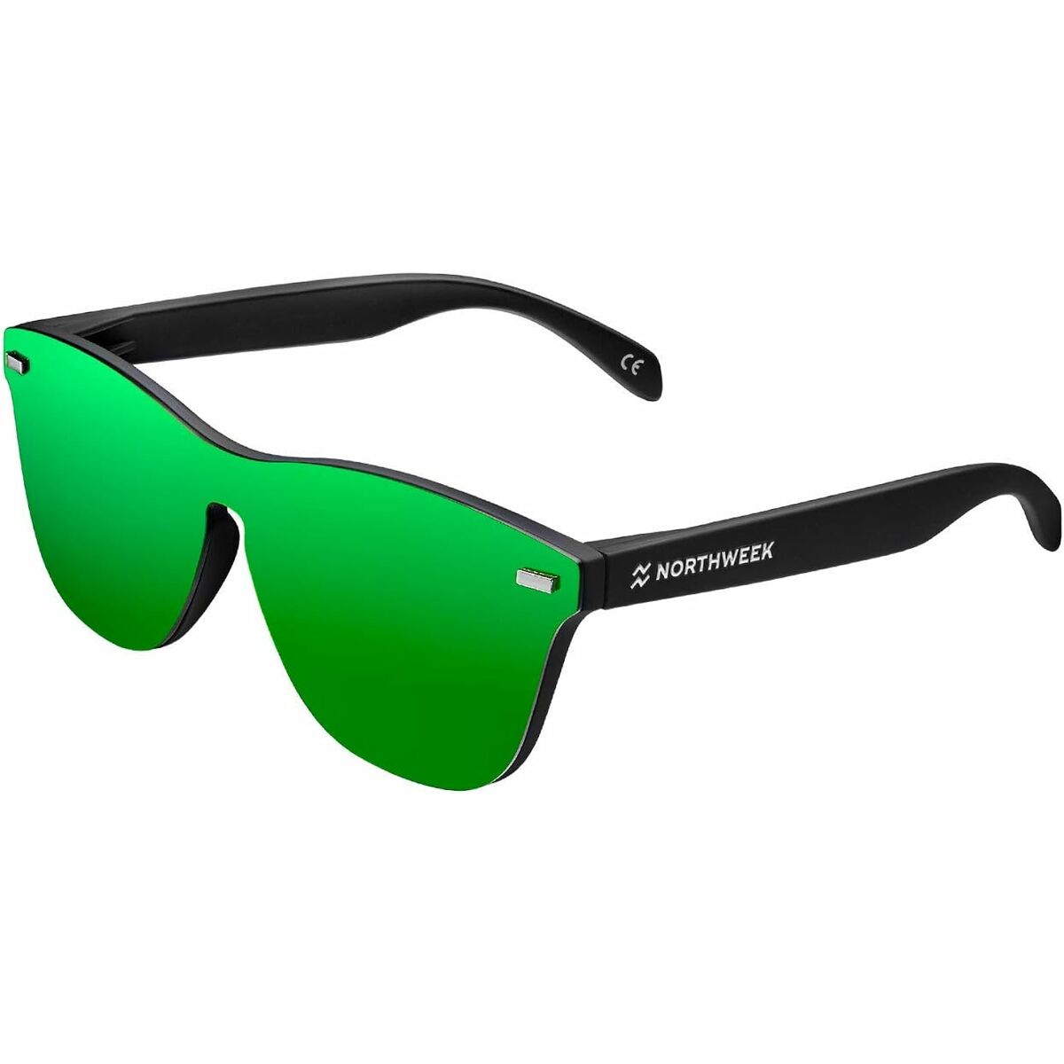 Lunettes de soleil Unisexe Northweek Regular Phantom Ø 47 mm Vert Noir