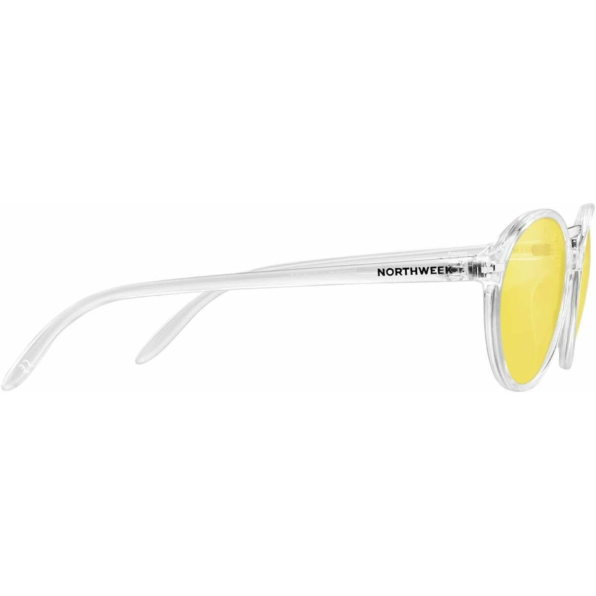 Lunettes de soleil Unisexe Northweek Vesca Bright Ø 47 mm Jaune Transparent