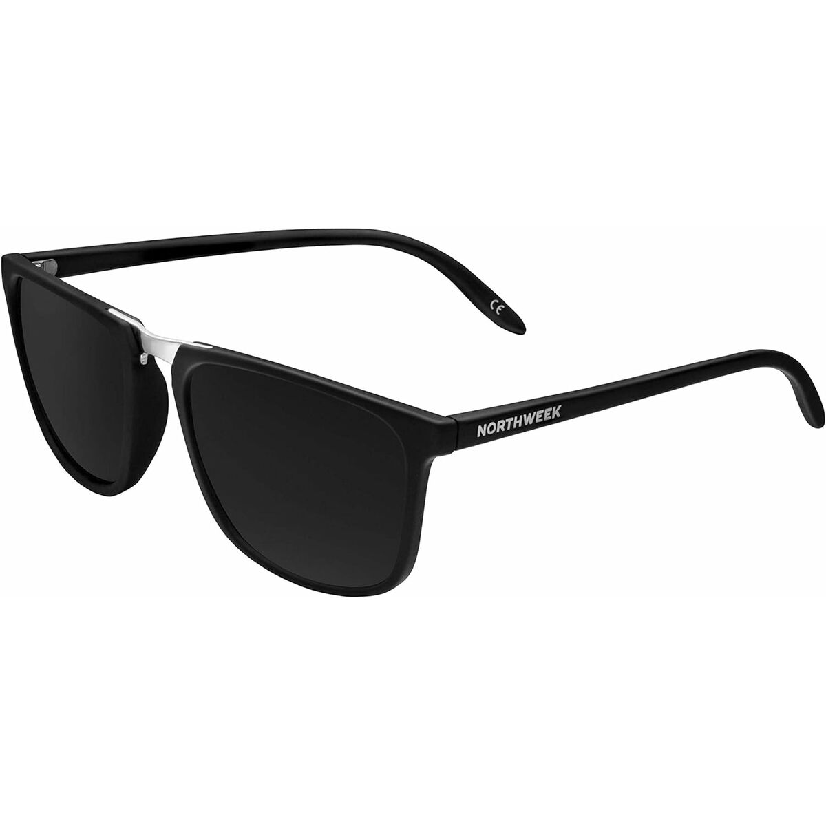 Lunettes de soleil Unisexe Northweek Shelter Matte Ø 47 mm Noir