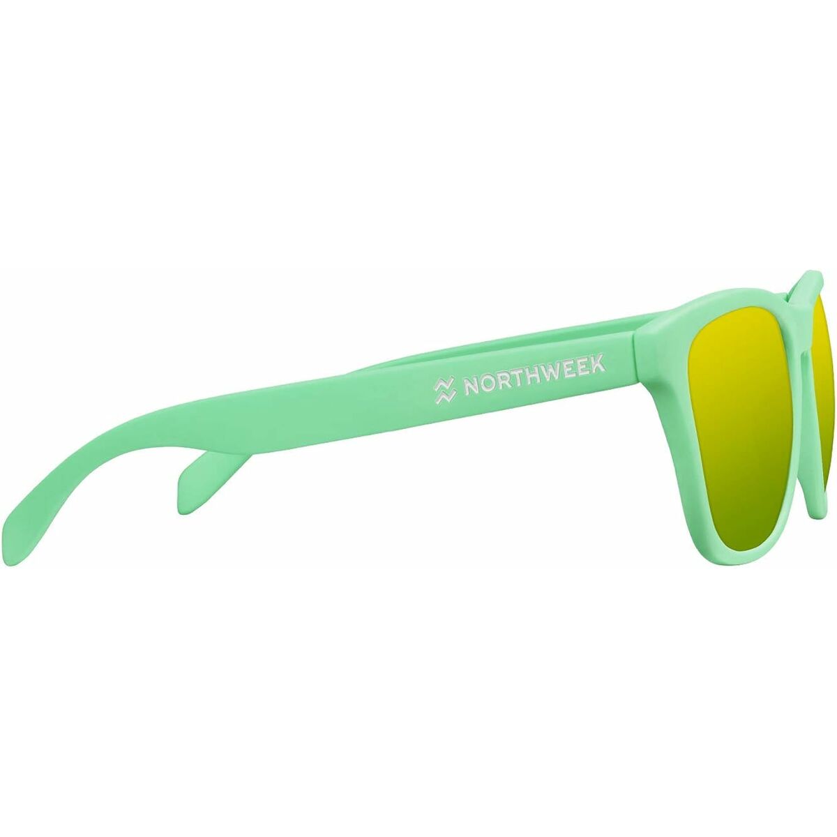 Lunettes de soleil Unisexe Northweek Regular Matte Ø 47 mm Jaune Vert