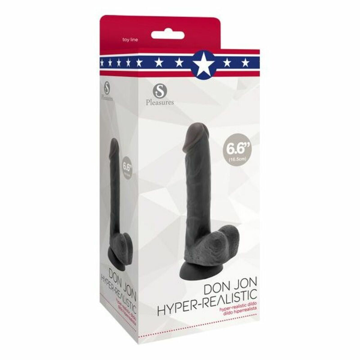 Gode S Pleasures Don Jon Noir Silicone (13 cm)