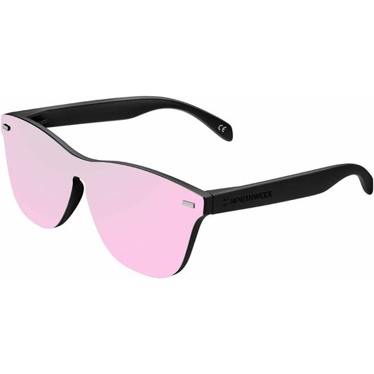 Zonnebril Uniseks Northweek Regular Phantom Ø 47 mm Roze Zwart